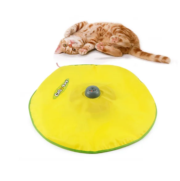 Amazon Hot Sale New Arrival 360 Degree electric Interactive Automatic Teaser Cat Toy