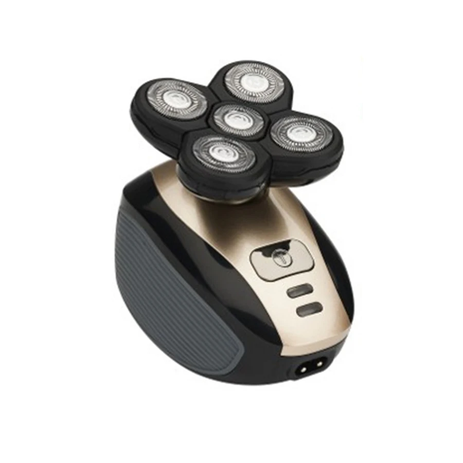 
Men 5-in-1 Electric Shaver & Grooming Kit Five-Headed Beard, Hair Razor for a Perfect Bald Look, Cordless and Rechargeable 