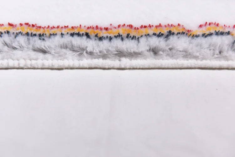 Nylon  Red Yellow Black stripe White bottom Rolling brush  flannelette Fabric Woven paint brush cloth