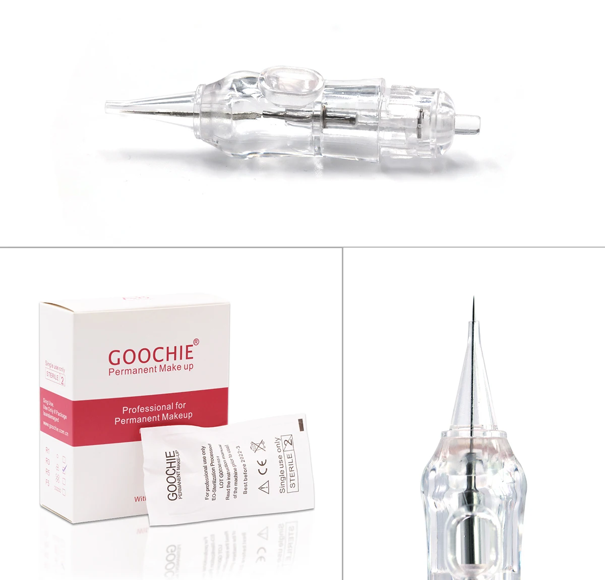 
Disposable EO sterilized health adjustable tattoo PMU needle eyebrow needle 