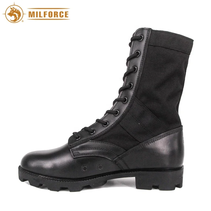  Черные армейские ботинки MILFORCE из натуральной кожи Военные легкие