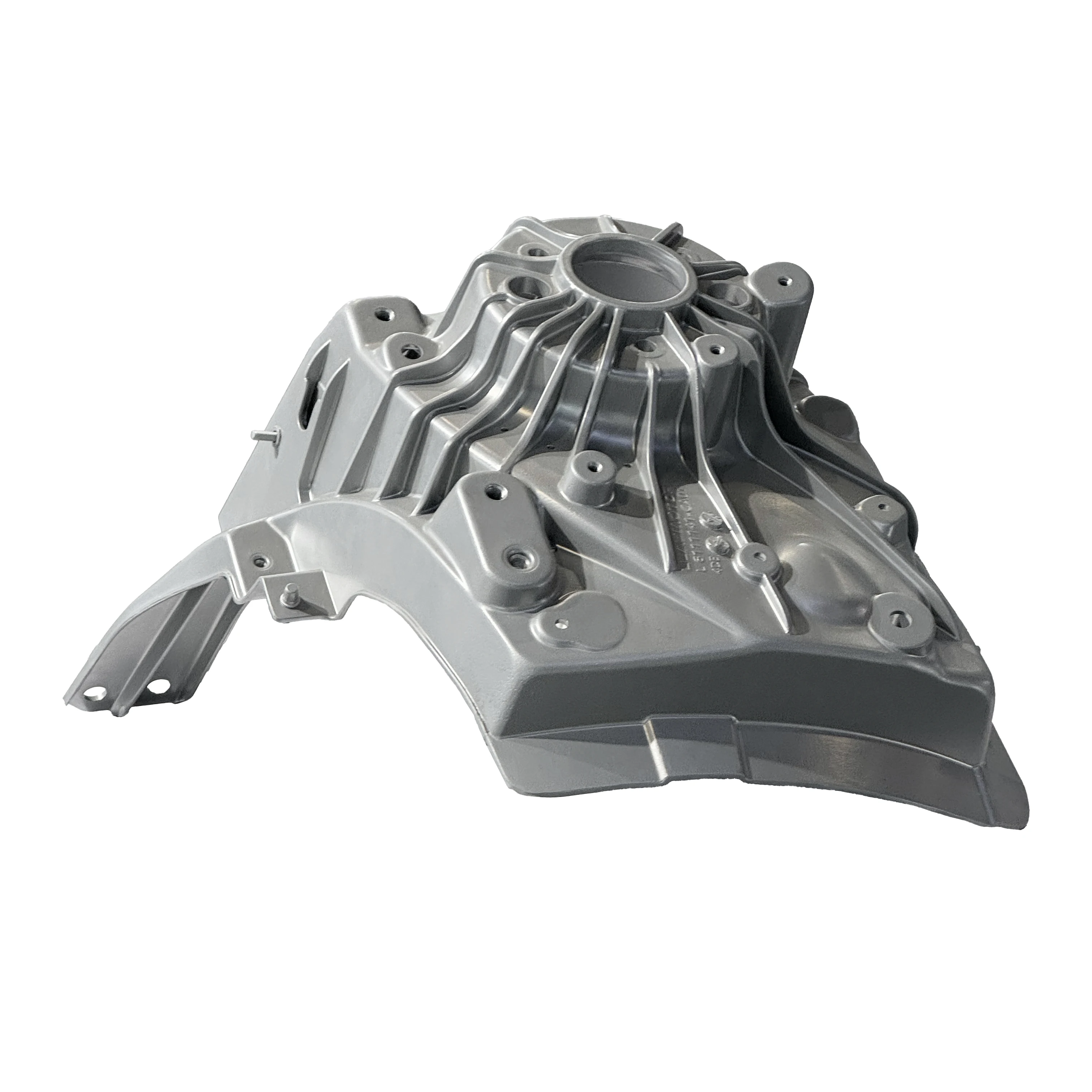 Custom High-Precision Foundry Die Casting Aluminum Transmission Housing Cover, ADC12 Material for Automotive Gearboxes