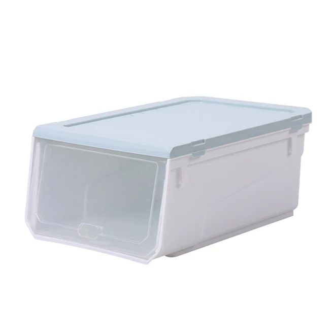 Plastic for High Heels Stackable Drawer Set 3 Push-Pull Organizer Shoe Box Storage