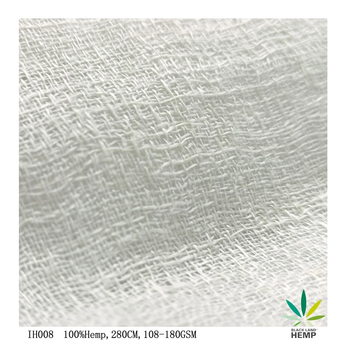 Double width Pure 100% Hemp Fabric 280cm Jacquard crepe for curtain and upholstery hemp clothing fabric