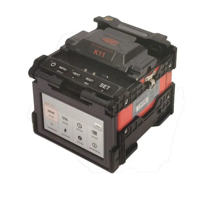 DHL UPS FedEx Original Korea Swift K11 Fusion Splicer Six Motors Trunk Core Alignment Multi Language Advanced Fiber Splicer