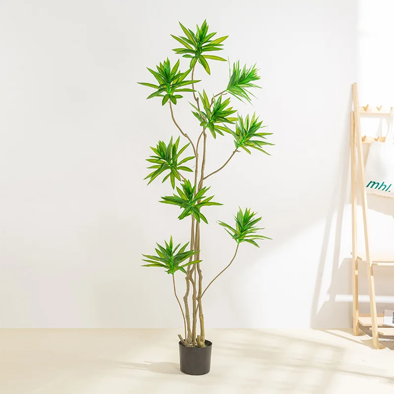 High Quality Hot Selling Wholesale Ins Style Artificial Plant Lily Bamboo for Home Living Room Shopping Mall Decoration