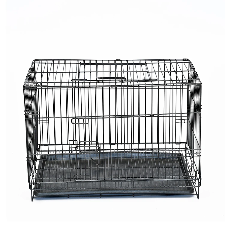 Economical Galvanized Welded Wire Pet Cage Solid Iron Metal House with Button Closure Direct from Chinese Factory for Home Use