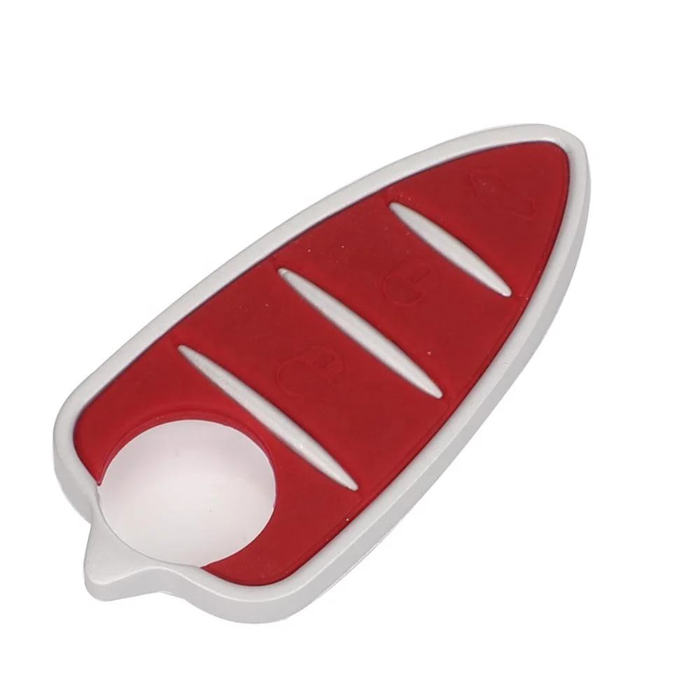 Soft 3 Button Remote Car Key Rubber Pad Replacement for Alfa Romeo 156 159 Mito Flip Key Accessories