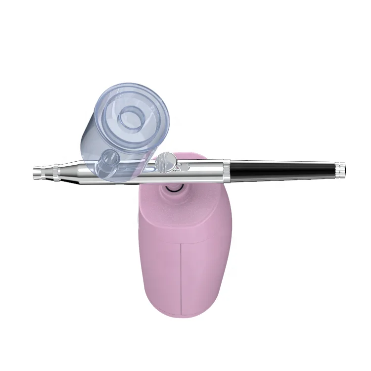 
2020 Portable Airbrush Makeup Kit With Compressor Spray Gun 0.3mm Nozzle Face Skin Facial Decorating Tool Nail Art Paint Tattoo 