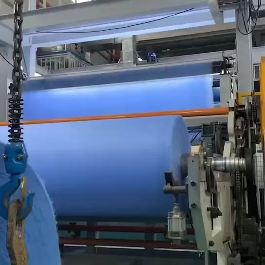 25-100gsm Disposable Breathable Non-woven Raw Material Fabric Bed Sheet Shoe Cover