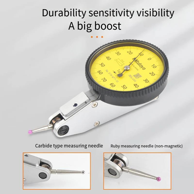 High Quality Miniature Function Mechanical Types Of Dial Gauge Test Lever Indicator With 0-0.8mm Meter Precise 0.01