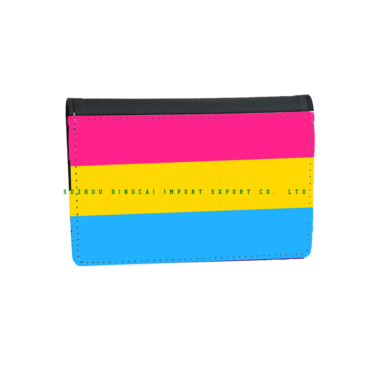 Top Quality 14.6X9cm  PU faux leather LGBT Rainbow Pansexual Pride Passport Holder