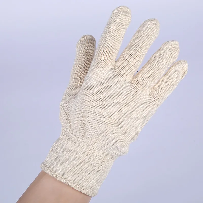 Factory Direct Selling Cotton Gloves Material 500 Grams 10 Pairs of Anti-static Thread Anti-skid Knitted