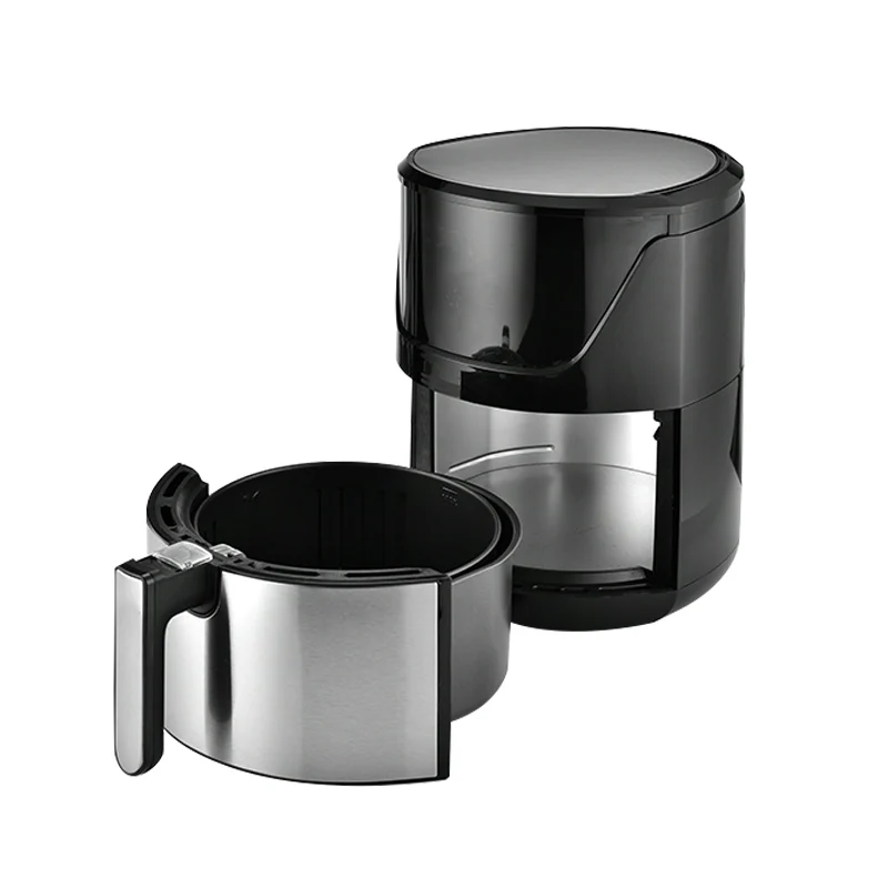 Хорошее качество, Воздушная фритюрница 4 л, кухонное приспособление без масла, антипригарная, регулируемое управление, Воздушная фритюрница