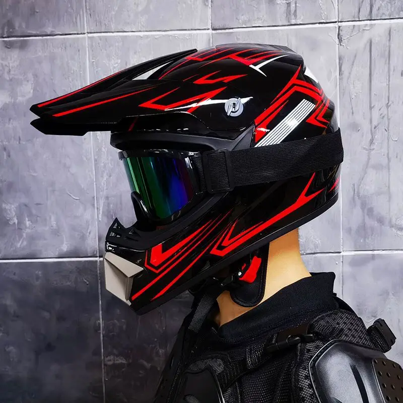 Mountain Downhill Helmet for Youth For Adult Beach Karting Set