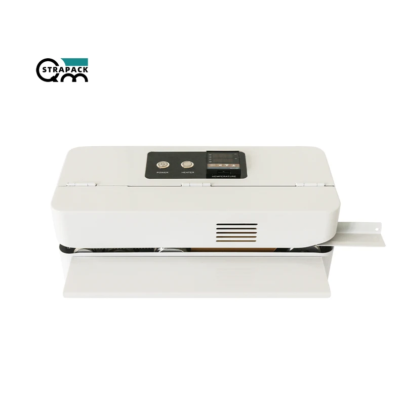QMSTRAPACK 2024 QM-FRC510 Semi-Automatic Sealing Machine Electrically Driven Film Paper Bag Pouch Packaging Textiles Plastics