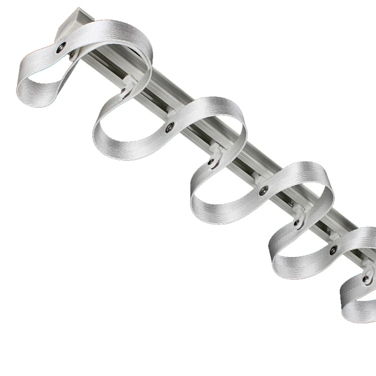 New Trend Clear Drapery Aluminium Alloy Ripple Fold Track S Shape Track