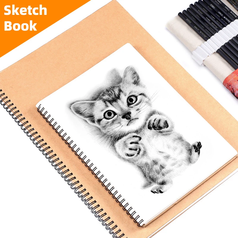 LD1821 New design 50sheets painting book 160gsm A4 drawing sketch book 100gsm
