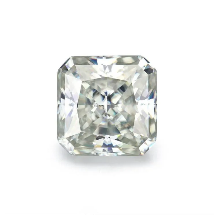 
best quality moissanite factory sale asscher cut moissanite 
