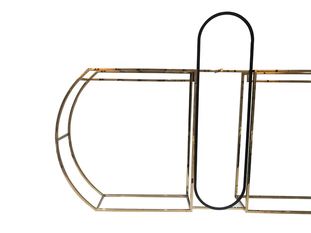 Стеллаж для одежды подставка Золотой магазин светильник дизайнерская стена магазина