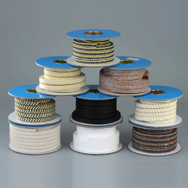 
High quality durable using various pump seal globe valve cotten greased gland packing 