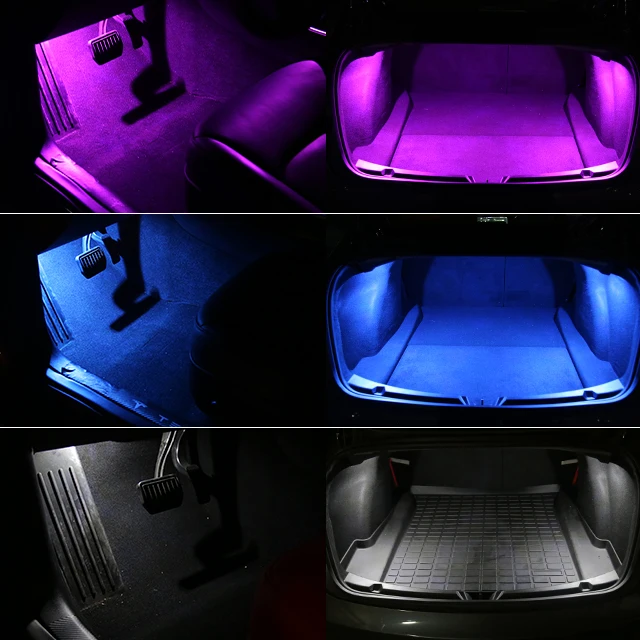  Аксессуары детали освещение для салона автомобиля Rgb двери лампа окружающего света подсветка Tesla модели Y
