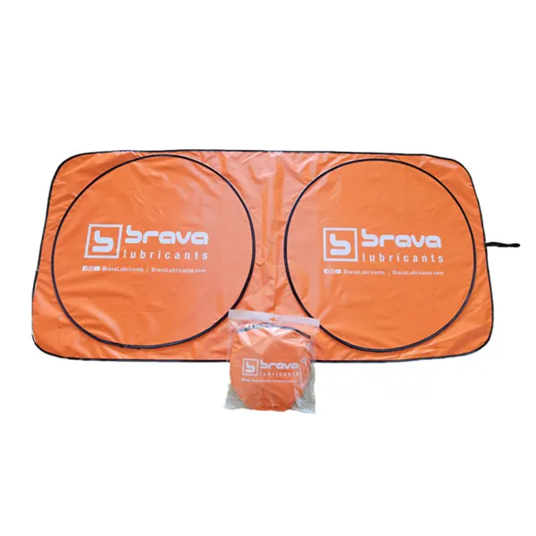 Promotional Car Sunshade Custom Design Car Sun shade  Nylon Front Window Sunshade