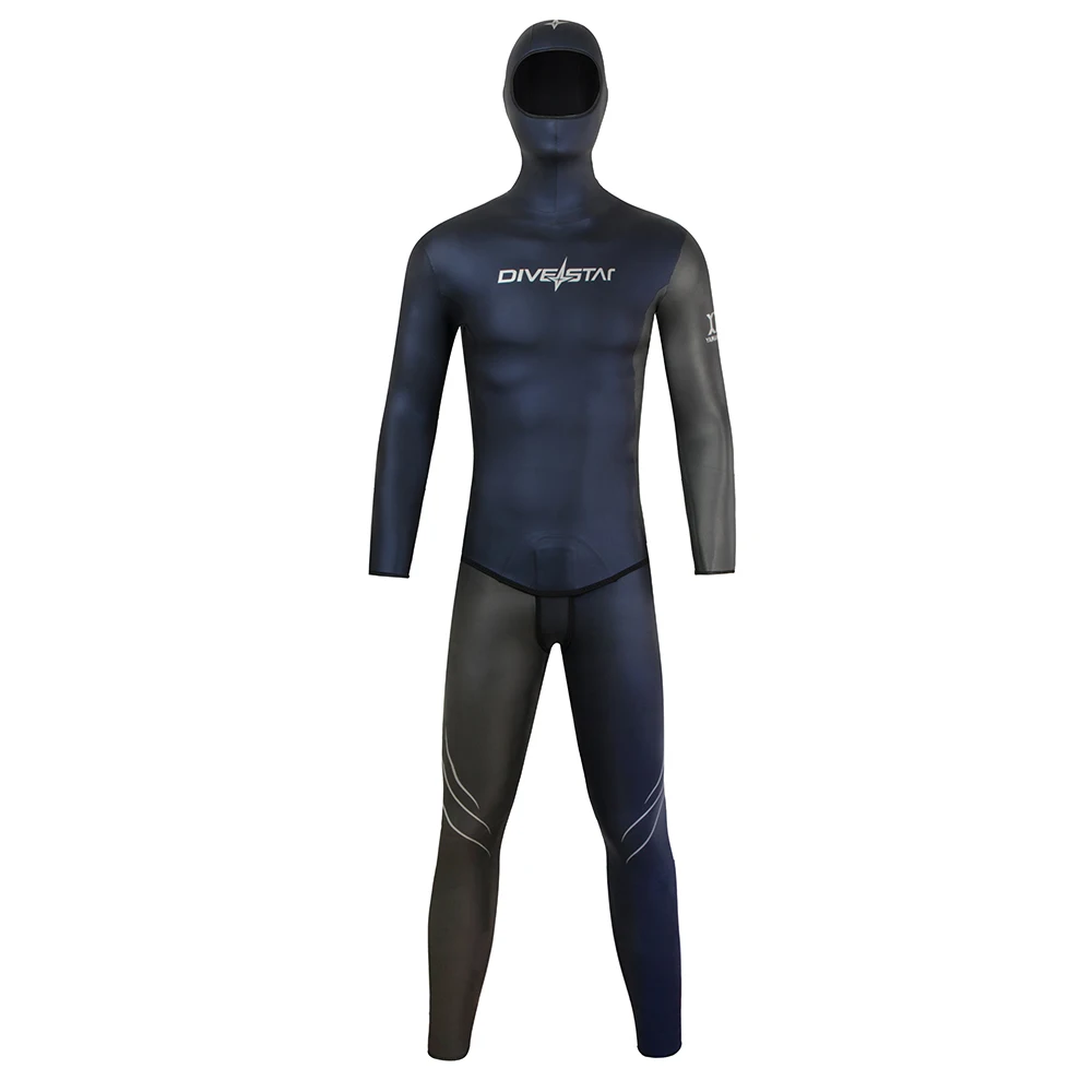 DIVESTAR Custom Yamamoto Neoprene Glide Skin Super Stretchy Fabric Lining Diving  Freediving Wetsuit for Men Women 3MM