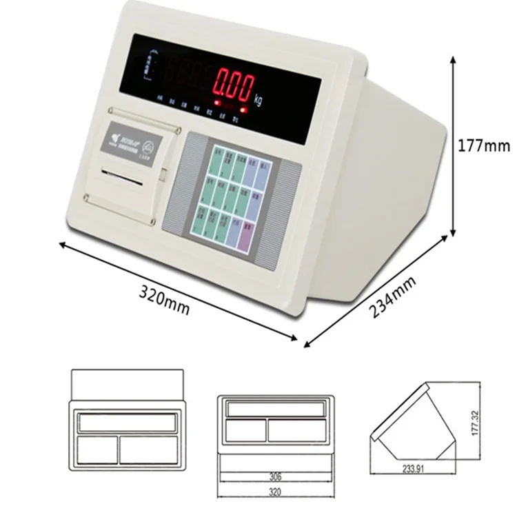 Xk3190-A9+ LED Display Weighing Indicator Digital Weight Indicator For Electronic Floor Scale