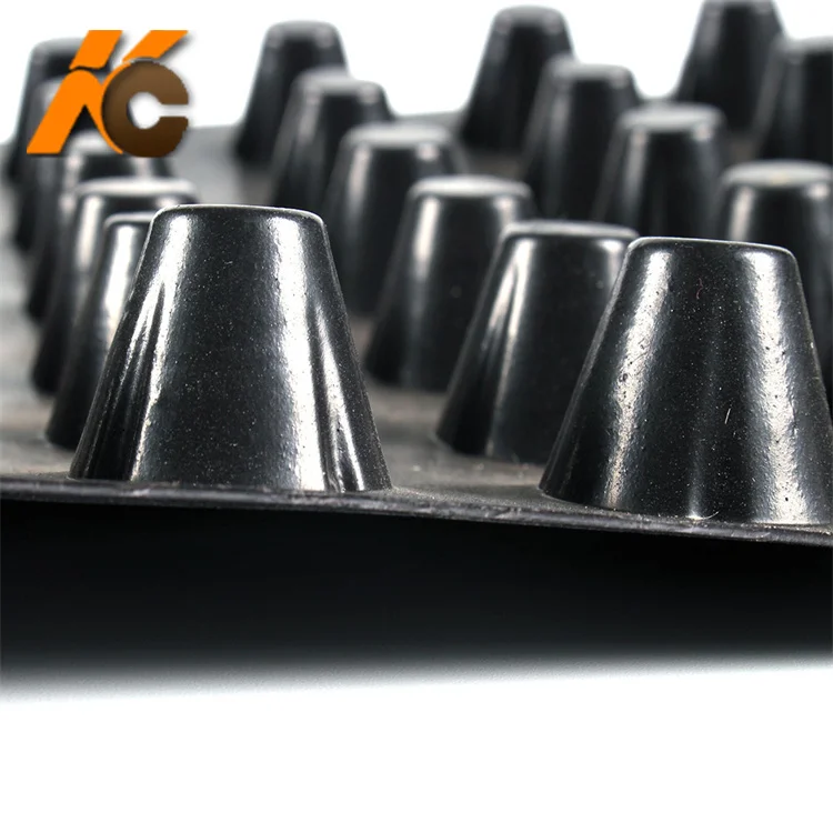 Factory Kangchen  Plastic Drainage Cell Sheet Mat Dimple Drainage Plate Drain Board Green Roof System