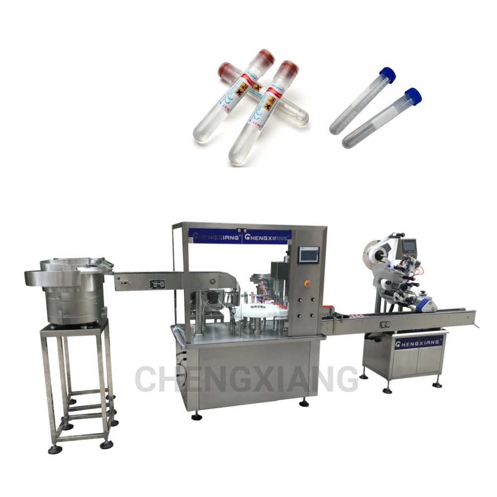 Gold supplier automatic small volume gel vtm ivd diagnostic reagent test tube filling machine