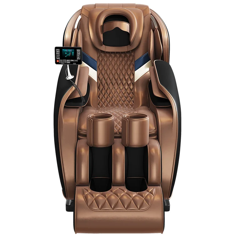 Deluxe Blow Molding Handrail Design Full Body massager 4d Zero Gravity Massage Chair With Music