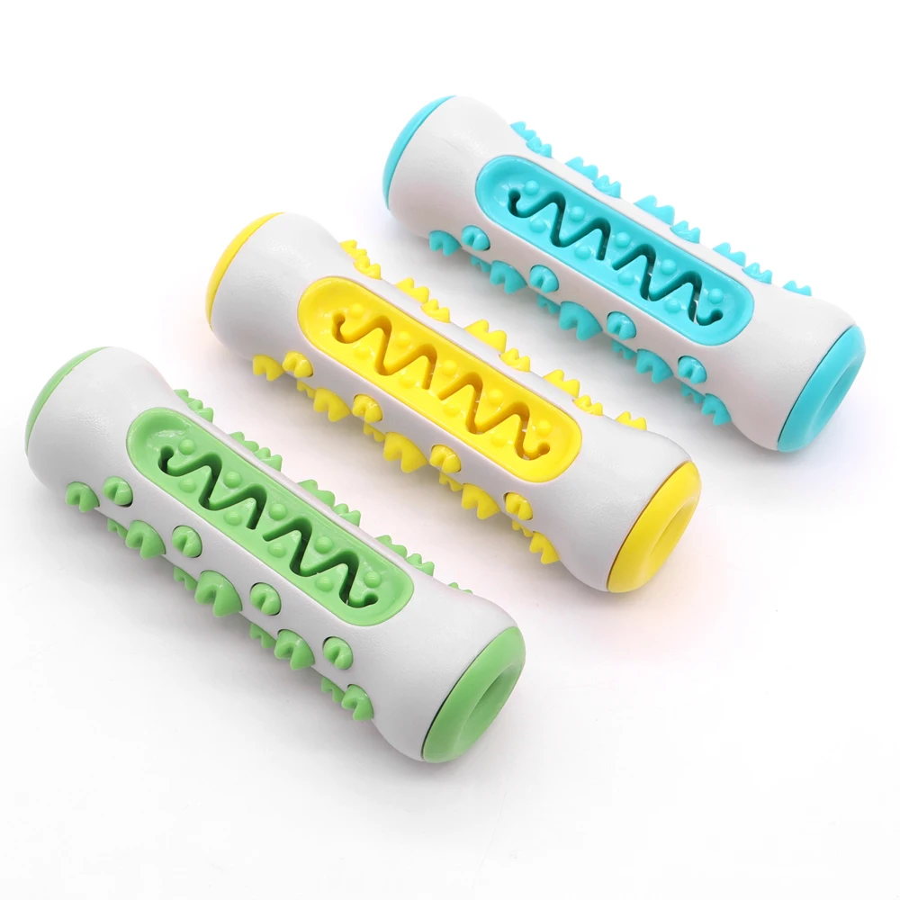 Factory Price Tough Durable Natural Rubber Teeth Cleaning Ultra Pet Dog Chew Bone Stick Toy for Aggressive Chewers