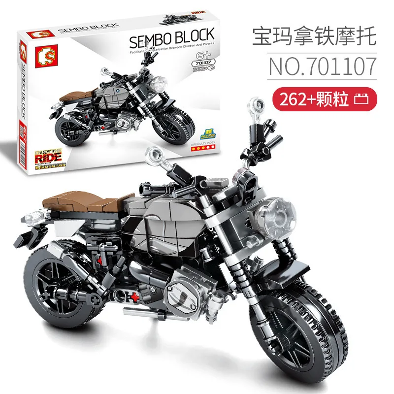 Sembo Blocks Kids Building Toys Boys Puzzle Motorcycle Model Gift Building Block Sets For Boys