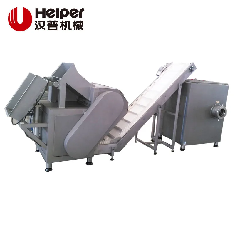 Frozen Block Flaker Machine Frozen Meat Block Flaker Full Automatic Frozen Meat Crusher Flaker