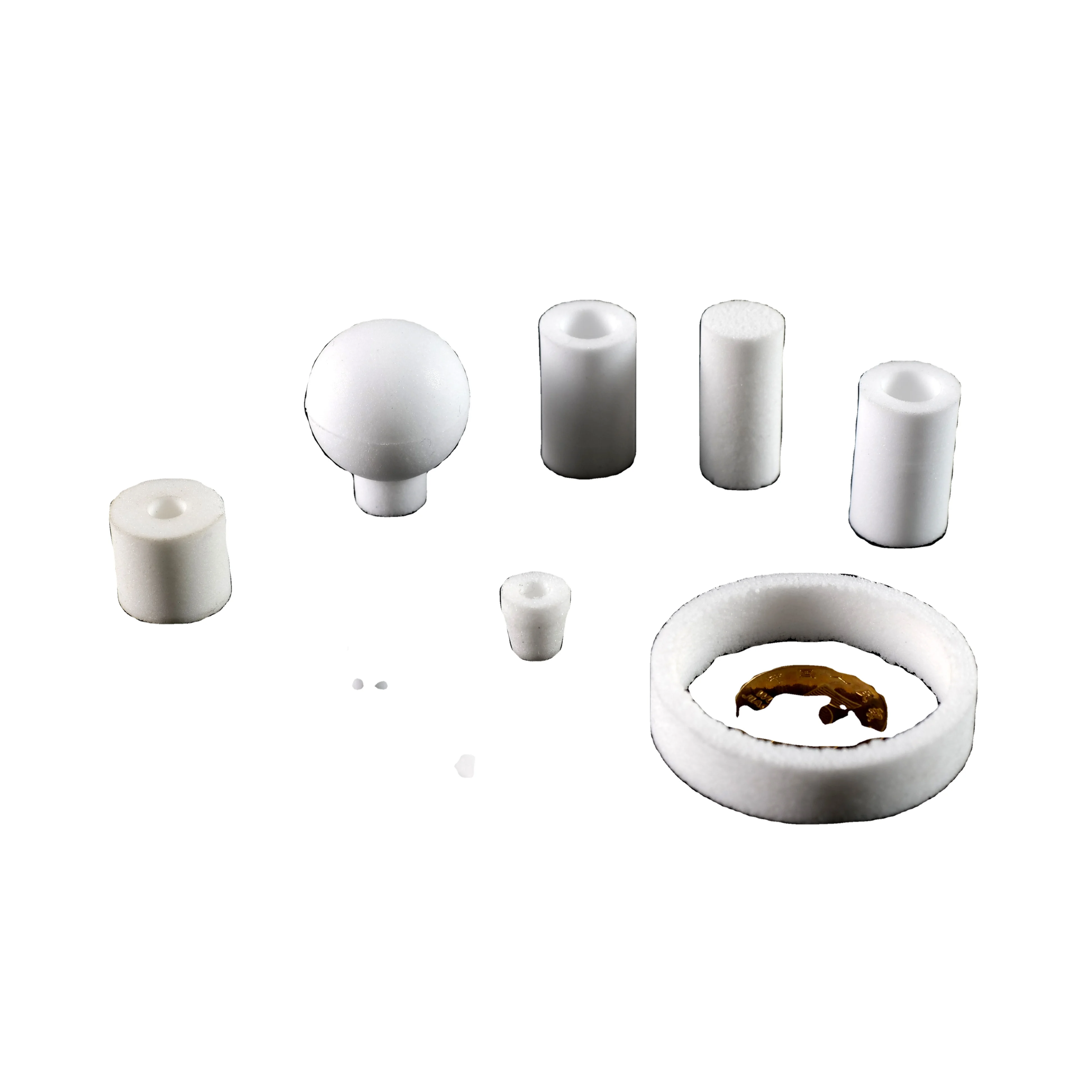 Customized polyethylene 5 microns sintered filter pleated porous plastic filter for water air oil filter treatment equipment