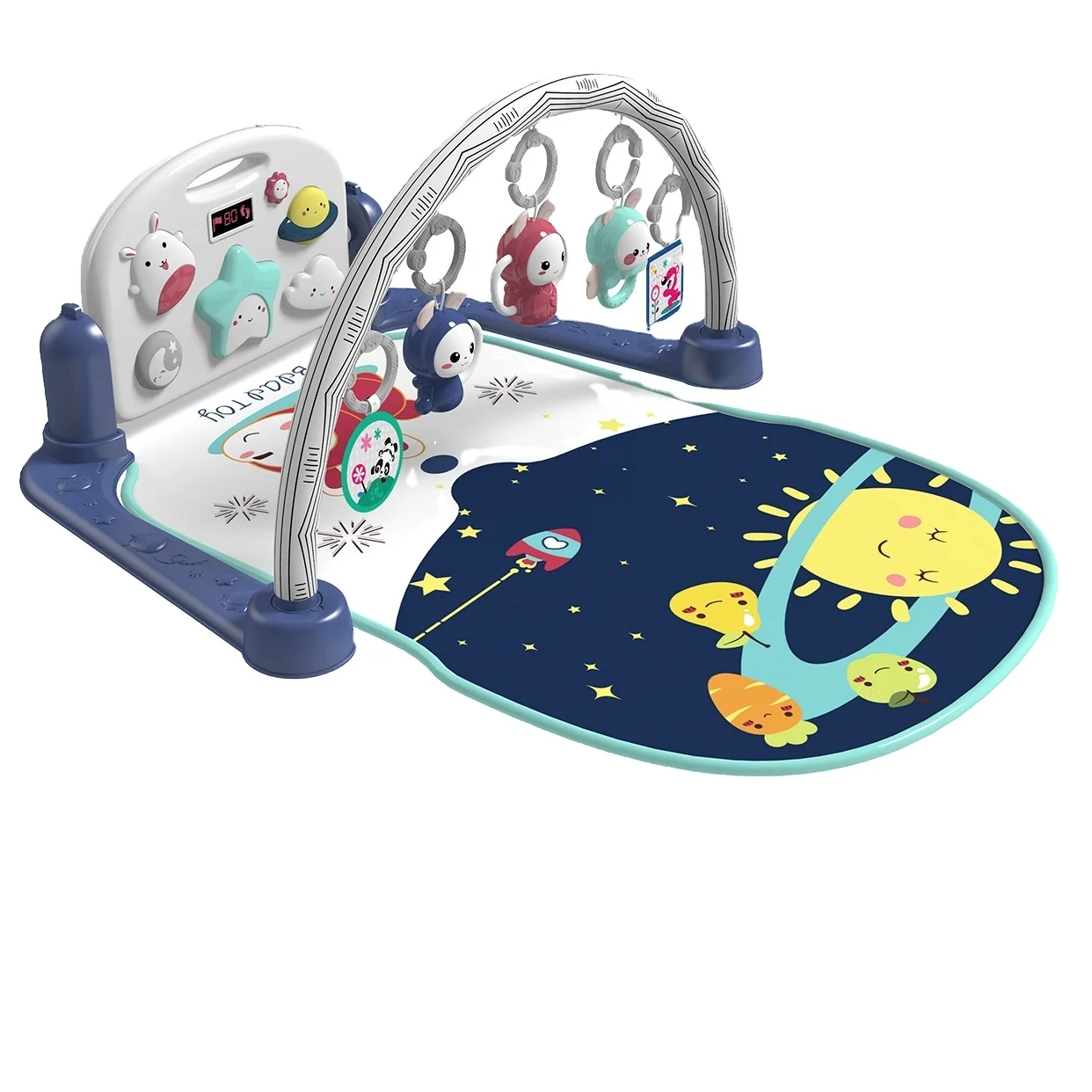 GuangXi Fuying Fitness Kick Piano Play Pedal Nordic Decor Baby Play Mats