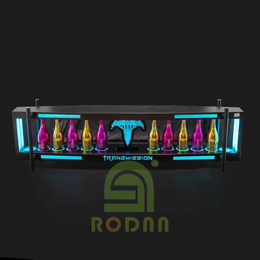 LED display bottle glorifier LED Bottle Carrier for 12 Bottles