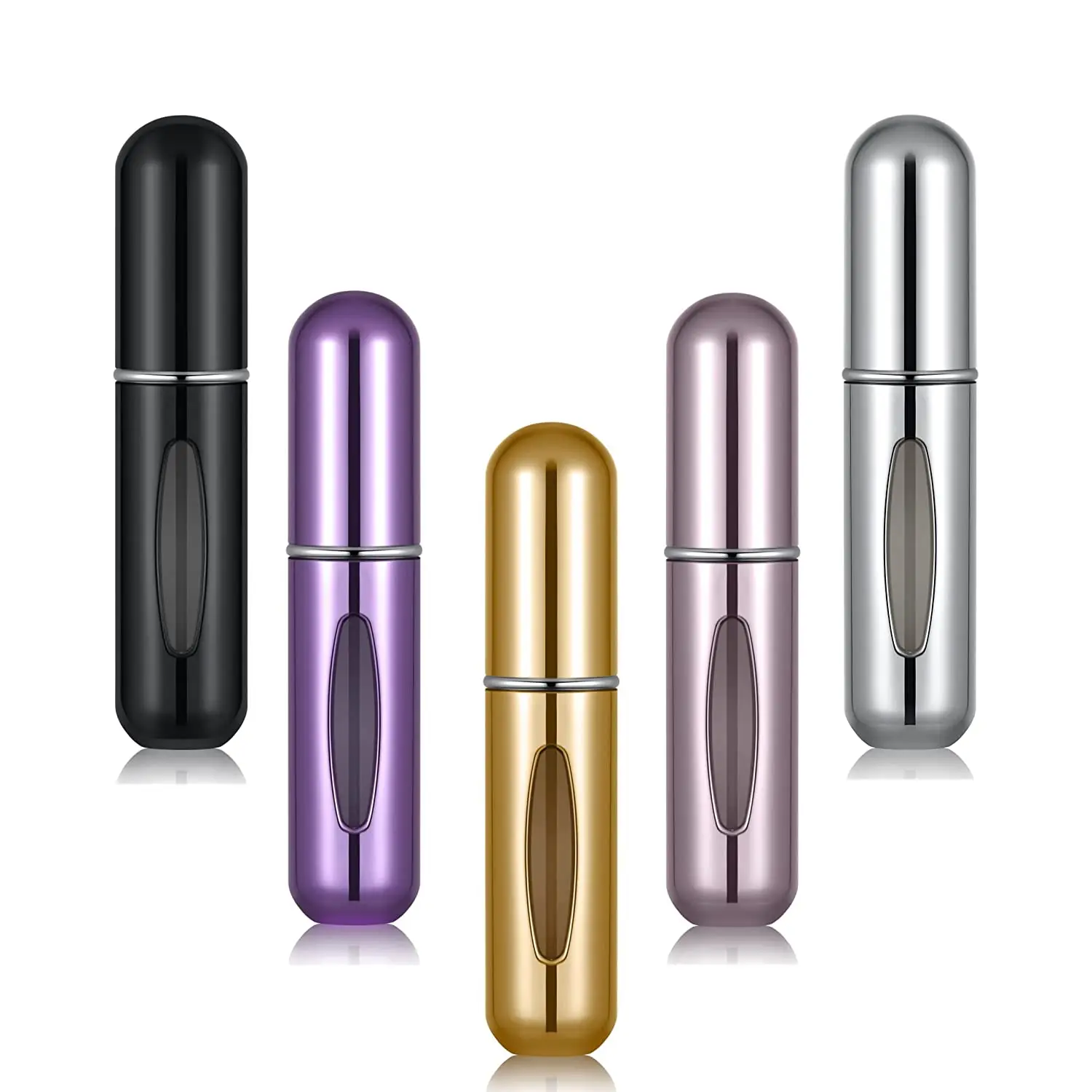 Portable Mini Refillable Perfume Atomizer Bottle Atomizer Travel Size Spray Bottles Accessories 5ml/0.2oz