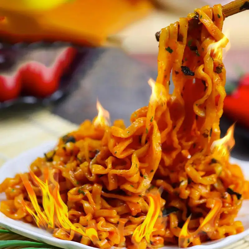 Оптовая продажа корейский соус самьянг индейка лапша острый с куриным вкусом рамен 200 г