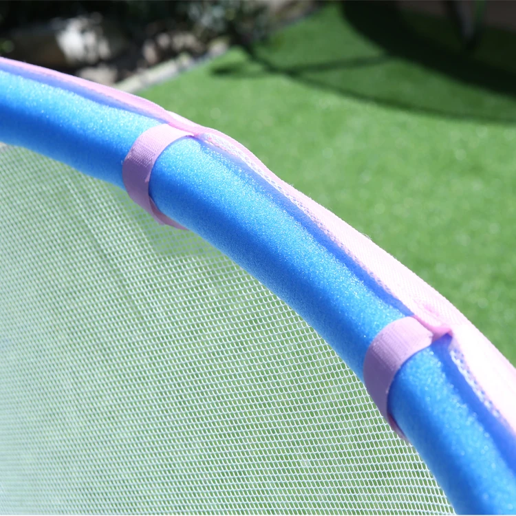 High Quality 55 inch Kids Mini Trampoline Fitness Round Trampoline With Handle Bar