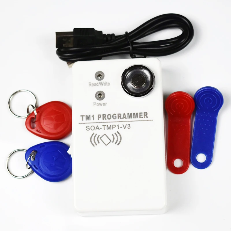  TM копировщик электронных ключей Дубликатор duplo и ручной RW1990 TM1990 Ibutton DS-1990A I-Кнопка 125 кГц EM4305 T5577 EM4100