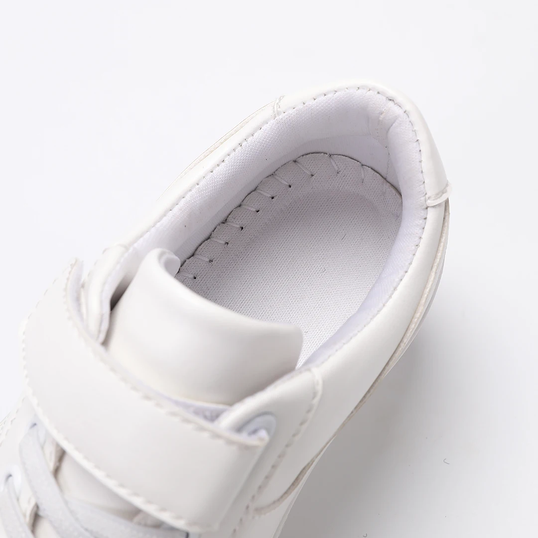 Customized Spring New HighQuality White School Shoes for Kids with Rubber Soles girl and boy child shoes School shoes