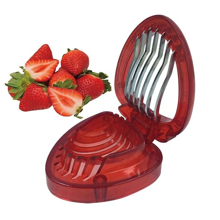 Stainless Steel Blade Strawberry Section Slicer Kitchen Tool Mini Slicer Cutter