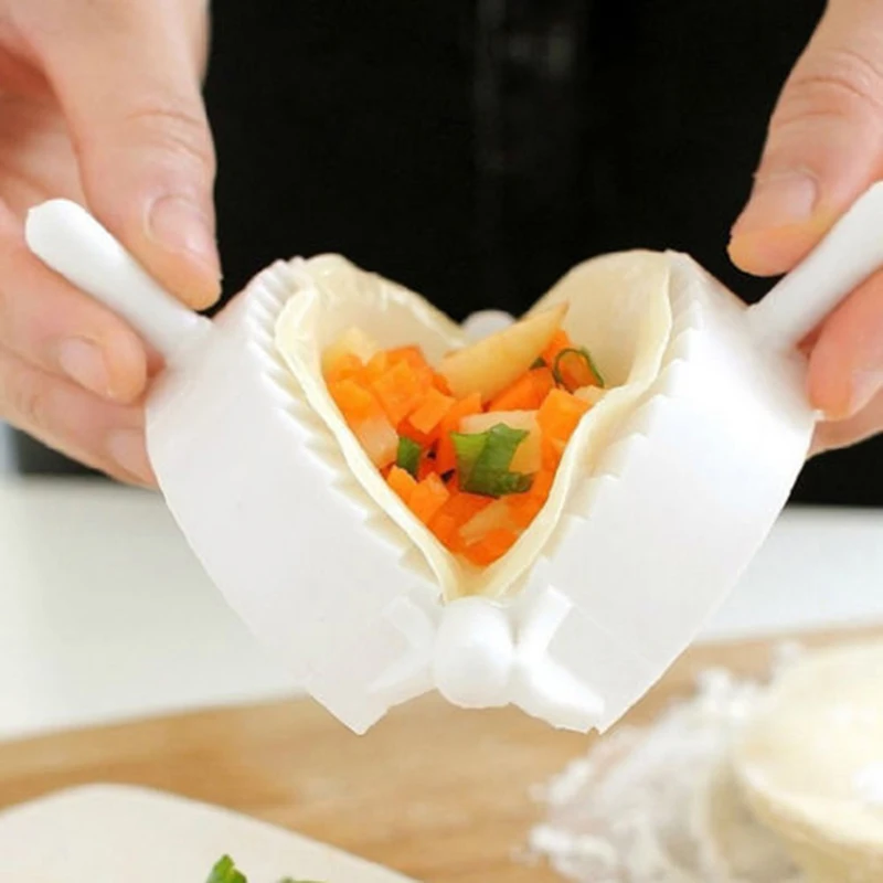 Manual Dumpling Maker Plastic Dumpling Molds Quick Dumpling Making Tool Kitchen Household Tools