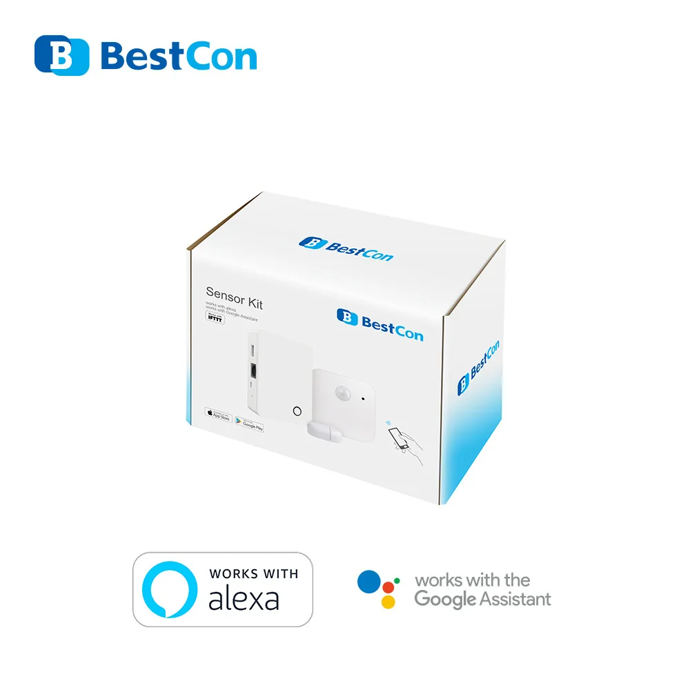 BroadLink BestCon MSK1 система сигнализации RF433 шлюз двери и умный дом безопасности датчик температуры и влажности комплект