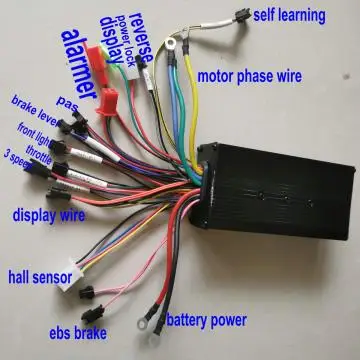 12mosfet 30A-40A CONTROLLER SMALL SIZE BIG POWER with one line display speed signal wire electric bike tricycle scooter parts