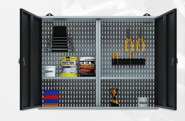 SPCC wall mounted  board accessories hanging pegboard tool display steel panel on the wall organizer