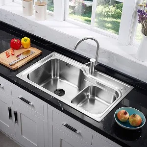 EZ Mount Garbage Disposal Sink Flange Kit with Splash Guard for Waste King Disposer Parts