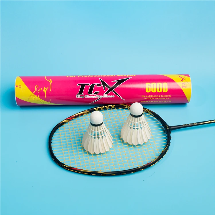 Hot Sale Speed Badminton Set Duck Feather Badminton Shuttlecock For OEM-TCX6000